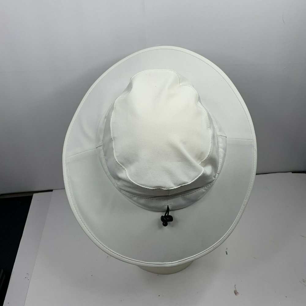 Nike Golf Dri-FIT Bucket Hat Sun Cap White Black Logo 639686-100 Men’s Size M  L - Picture 5 of 10